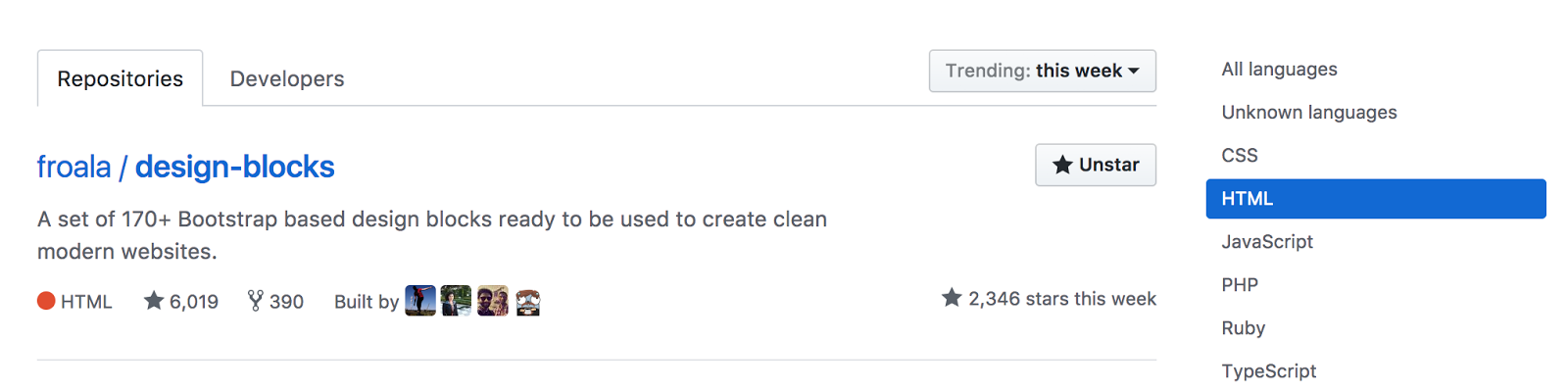 Froala Design Blocks 3 weeks after launch