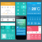 Small image of a blog post highlighting a colorful, intricate web design template