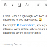 Zoomed in image of a web page being edited with a word editor.