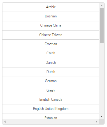 How can I configure the language in the Froala WYSIWYG HTML editor?