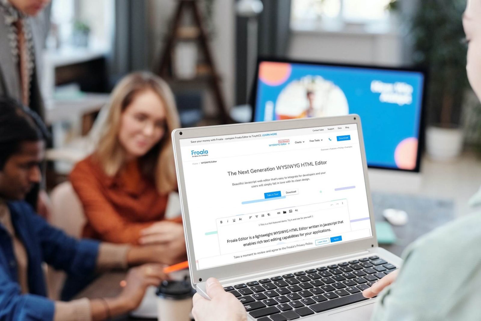 Integration of Froala with Word and Excel, showcasing seamless editing and formatting.