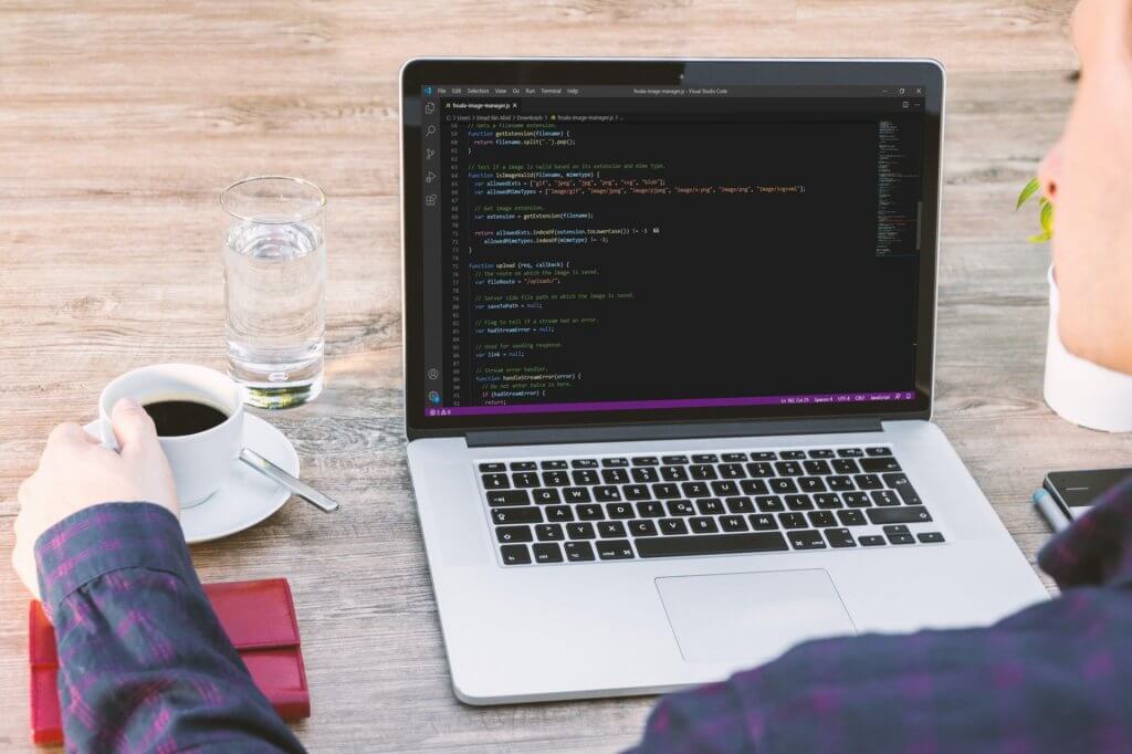Node.js code for integrating Froala Editor, emphasizing backend development