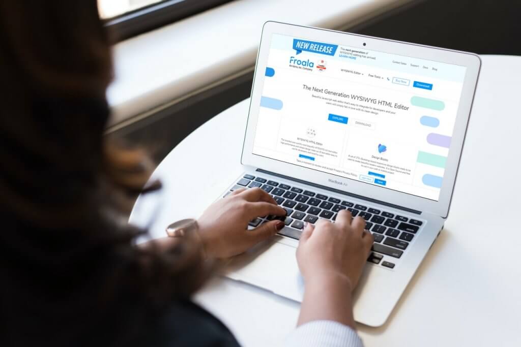 A web page building process, emphasizing the ease and flexibility of page creation.