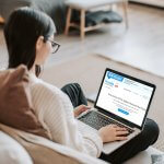 A device displaying a web design or editing interface, emphasizing sleek design and usability.