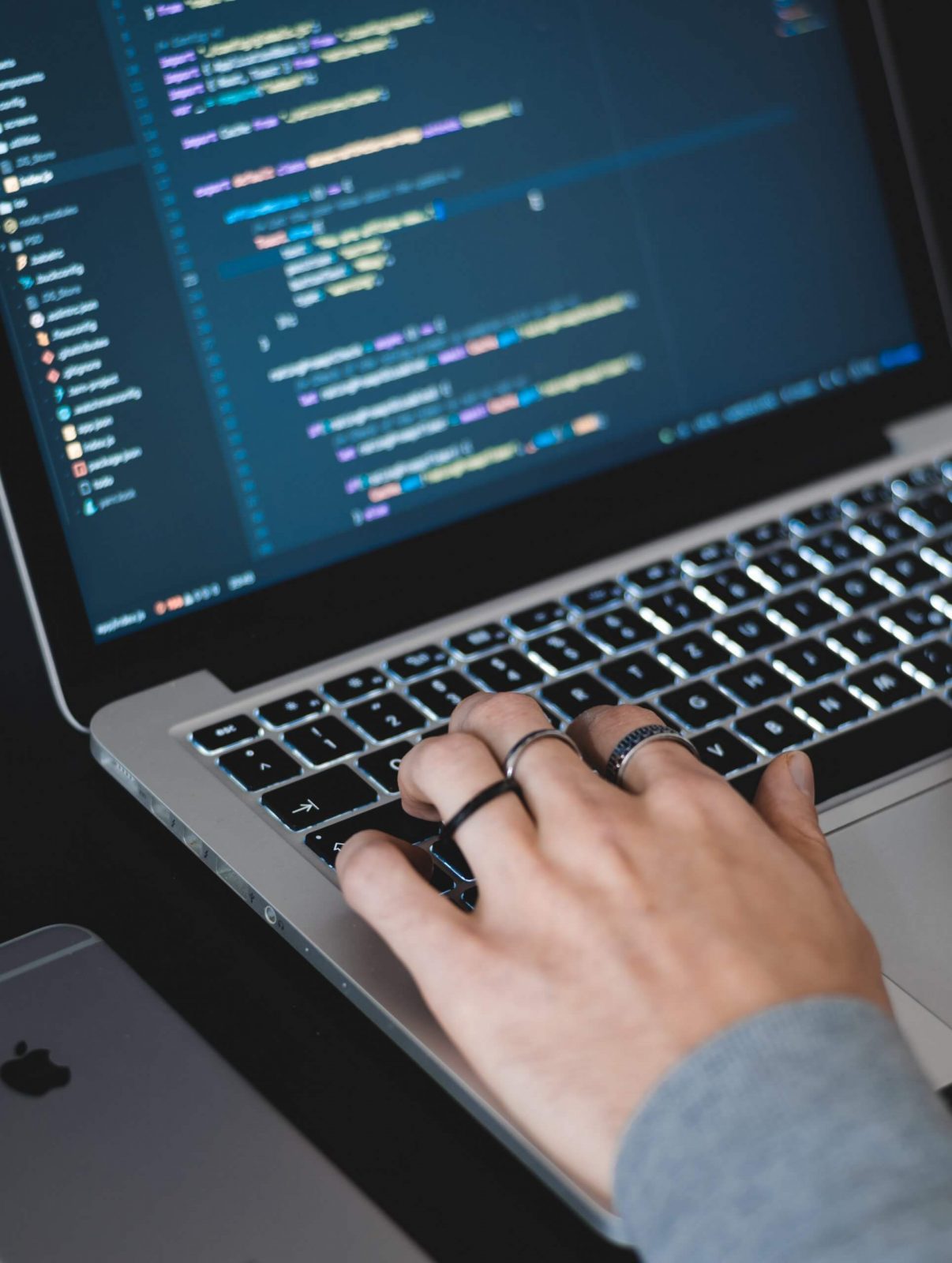 A title or heading symbolizing a theme or topic in a digital context.