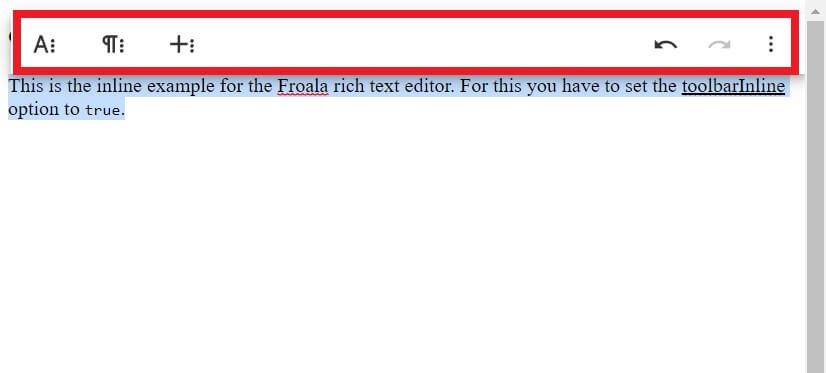 so, you can change the format without enabling the edit mode