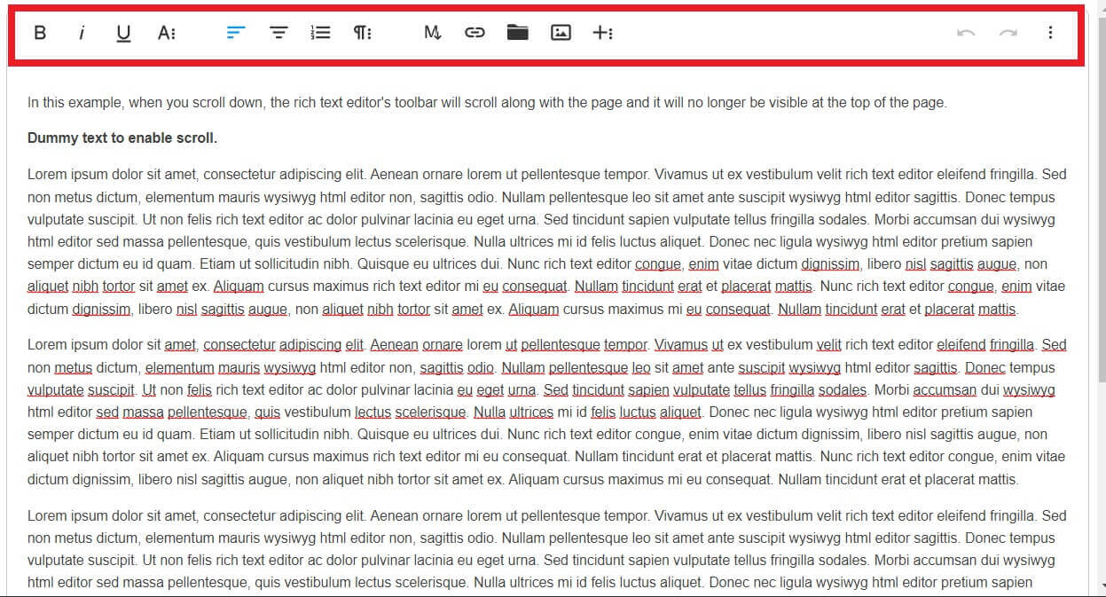 Let’s take a look at it - Edit Quickly with Sticky Toolbar