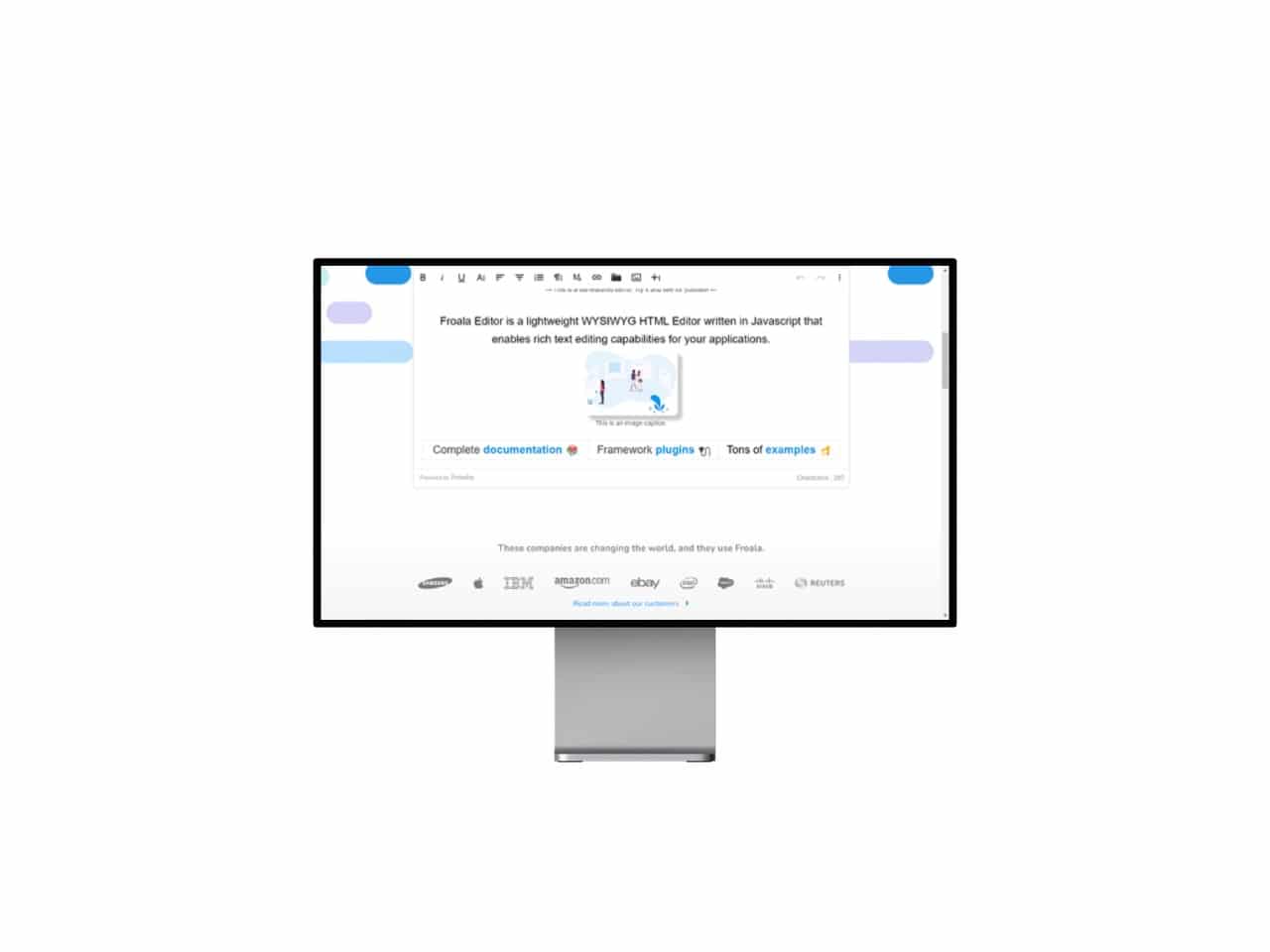 Angular WYSIWYG editor and interactive toolbar