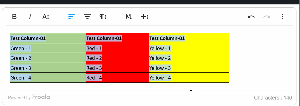 Paste from Editor to Excel