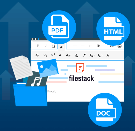 Integrating Froala WYSIWYG Editor with FIlestack