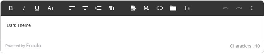 Once you are done, the editor will look like this