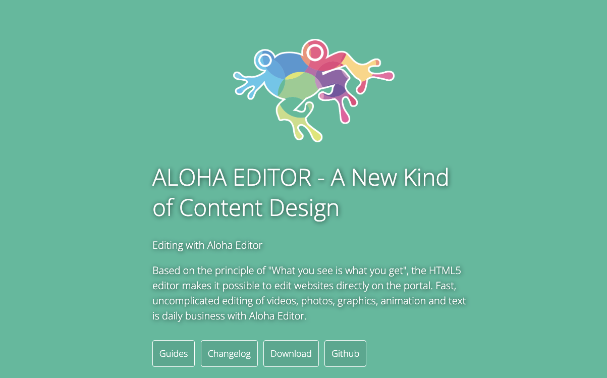 ALOHA WYSIWYG Editor