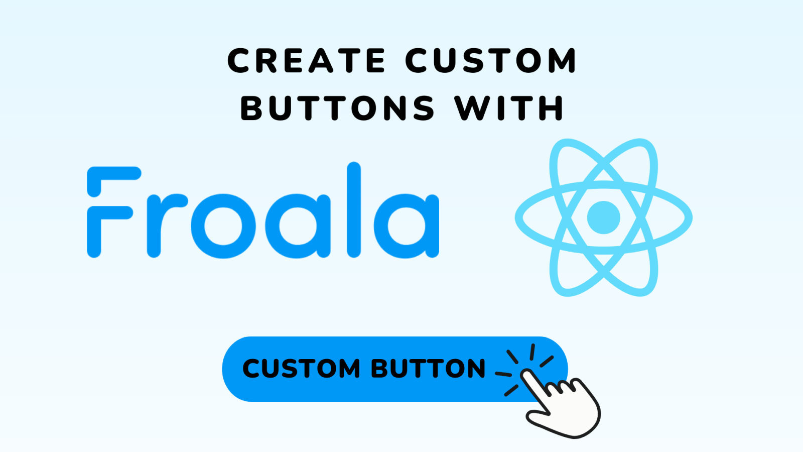 React editor custom buttons