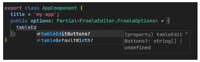 tableedit autocomplete