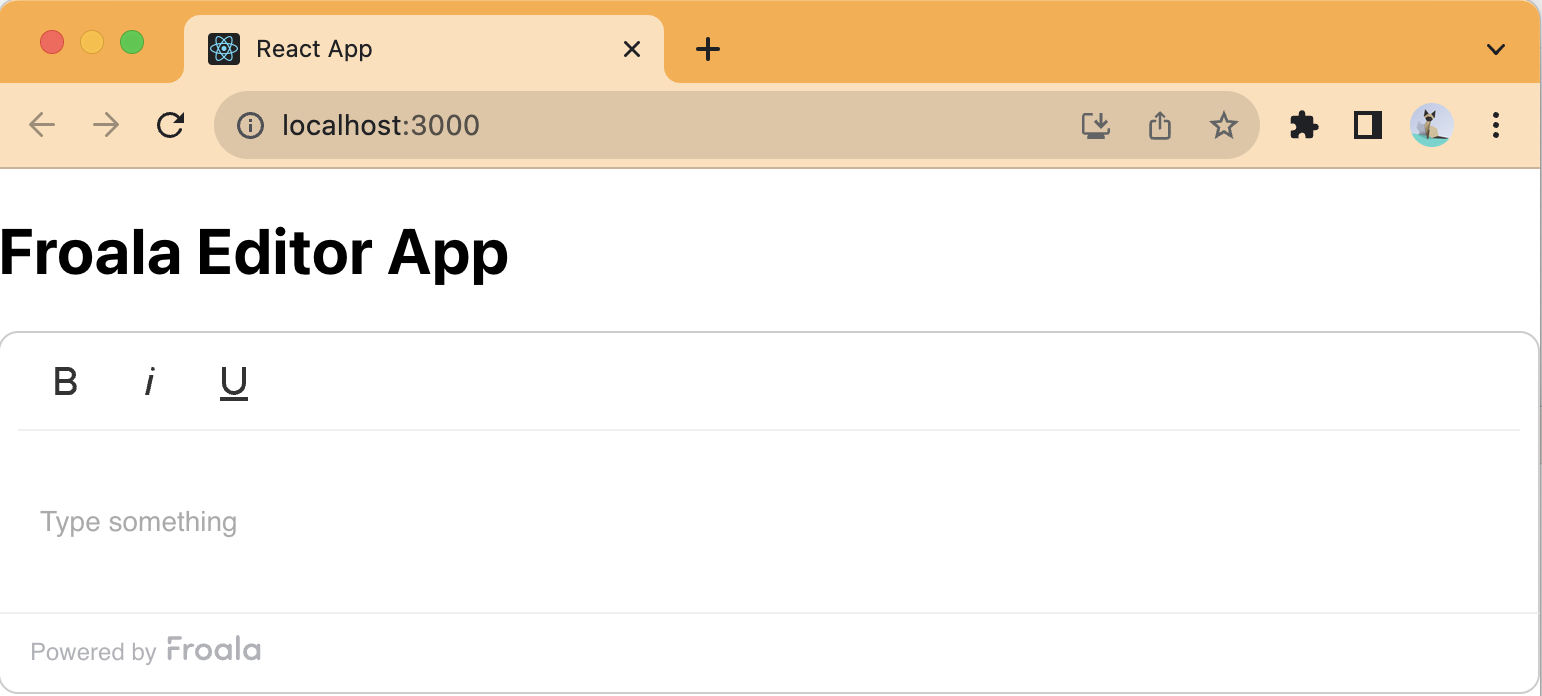 Customized rich text editor