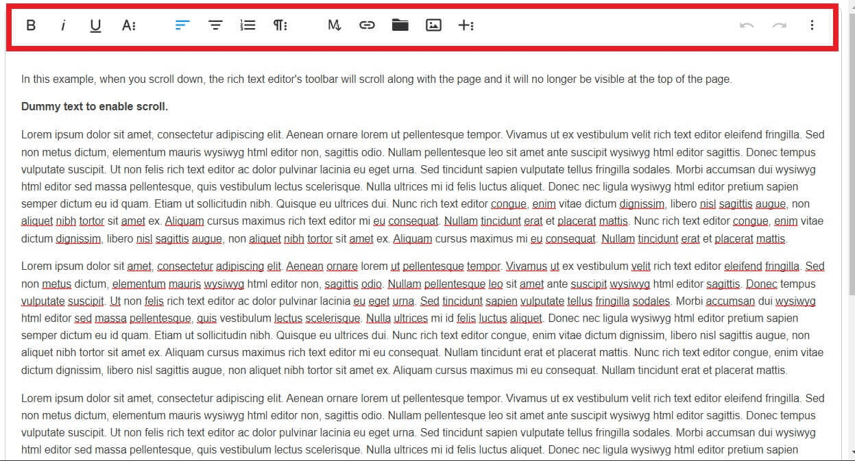 Once enabled, it looks like this