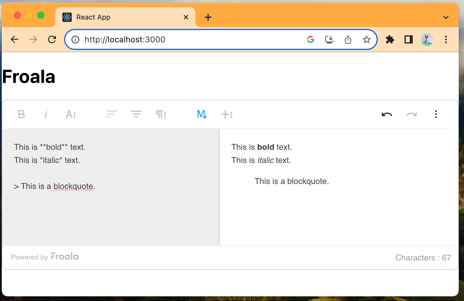 Markdown Blockquotes