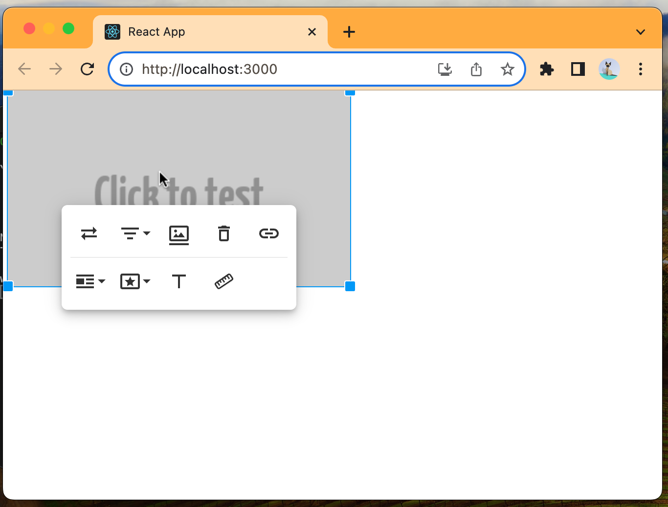 Froala image edit buttons