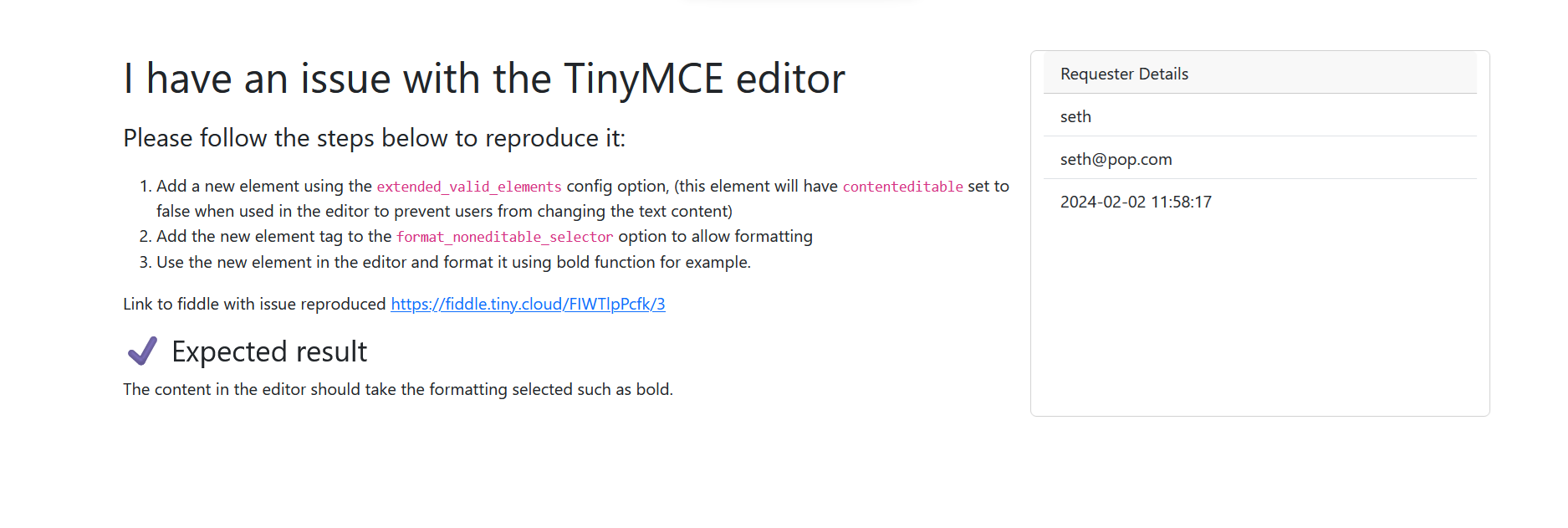 Laravel PHP support system ticket details