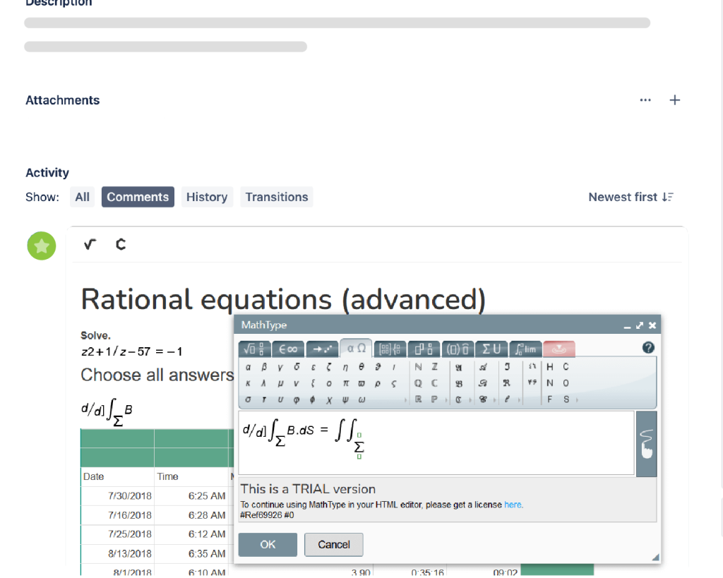 graphical user interface, application, table