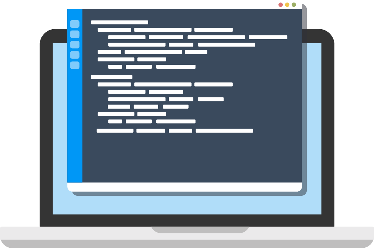 a close up of a computer