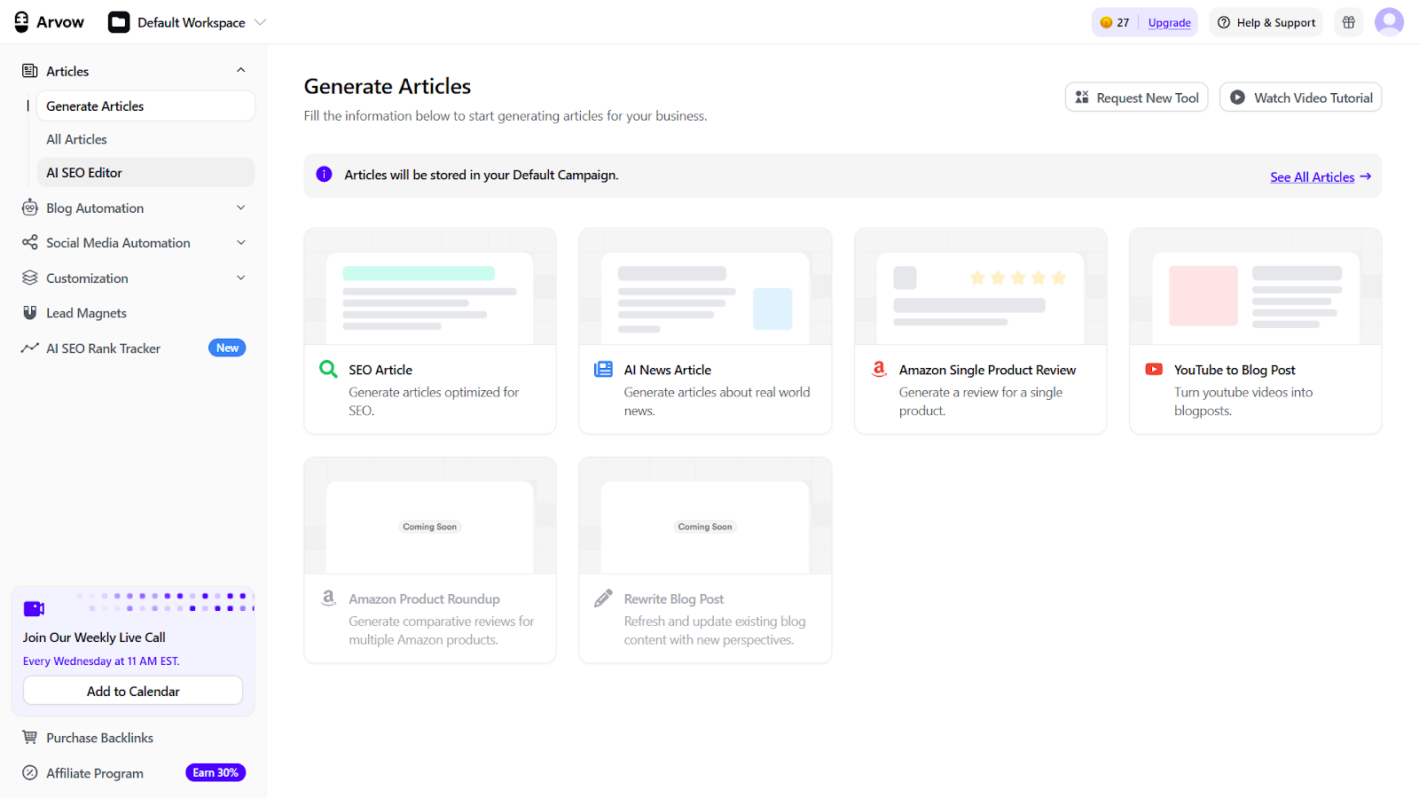 AI assistants generating content