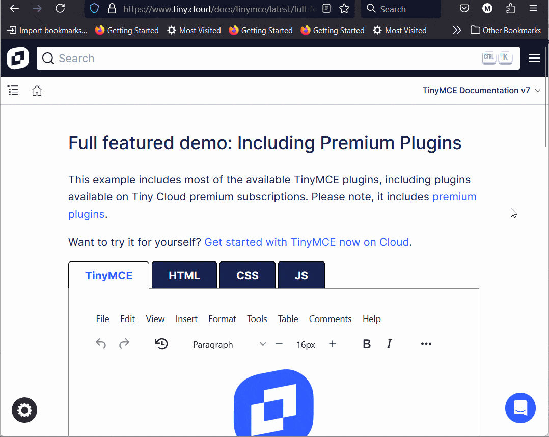 Drag-and-drop in Froala