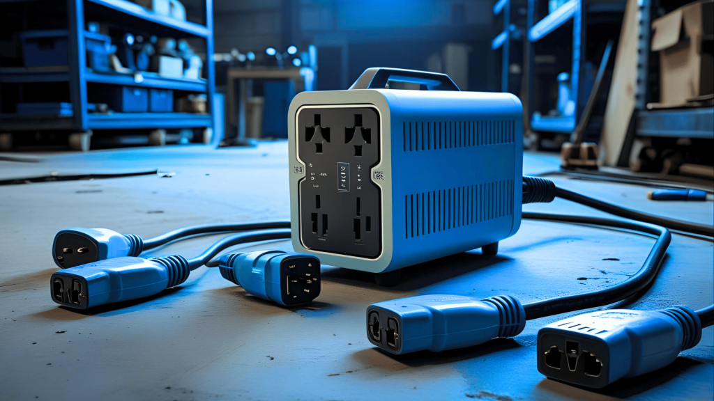 A UPS with several unplugged cords, signifying plugin optimization and a modular architecture.