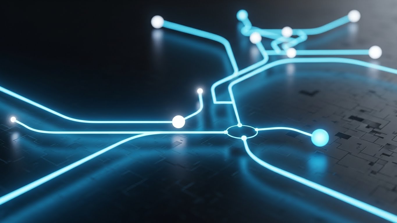 A visualization of Git branches